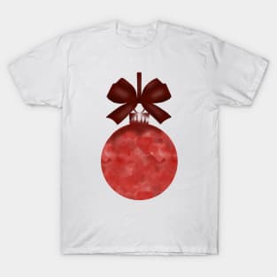 Red Christmas Holiday Ornament T-Shirt